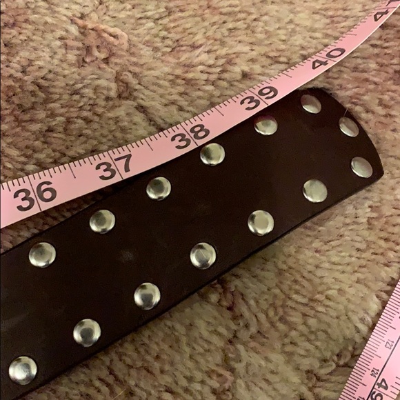 Rock Stud Leather Italian Belt main image 7